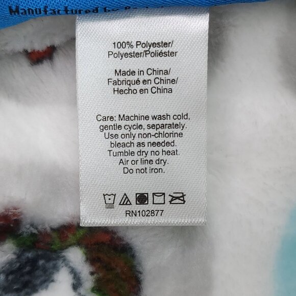 Peanuts Snoopy Cartoon Plush Pet Throw Blanket 60" X 70" By Berkshire Christmas - Picture 9 of 11